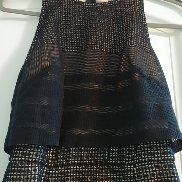 Navy Formal Midi Pencil Dress - Picture 5 of 6